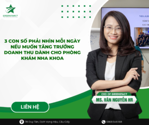 3 con số phải nhìn mỗi ngày nếu muốn tăng trưởng doanh thu dành cho phòng khám nha khoa