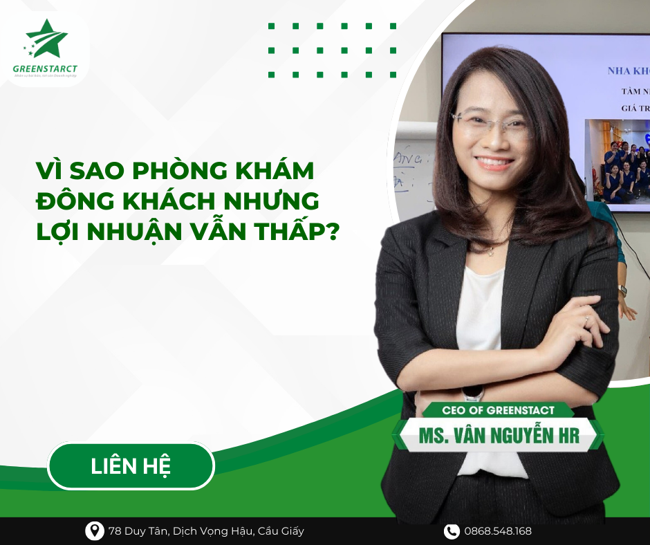 Vì sao phòng khám đông khách nhưng lợi nhuận vẫn thấp?