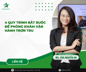 4 quy trình bắt buộc để phòng khám vận hành trơn tru