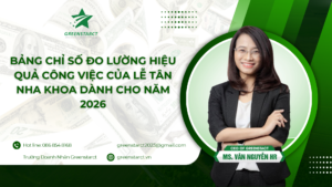 Bảng chỉ số đo lường hiệu quả công việc của lễ tân nha khoa dành cho năm 2026