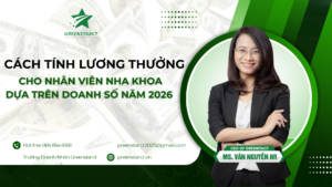 Cách tính lương thưởng cho nhân viên nha khoa dựa trên doanh số năm 2026