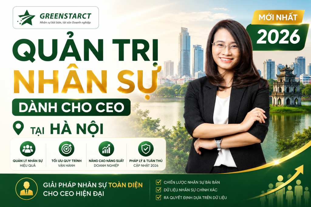 quản trị nhân sự dành cho CEO tại Hà Nội.